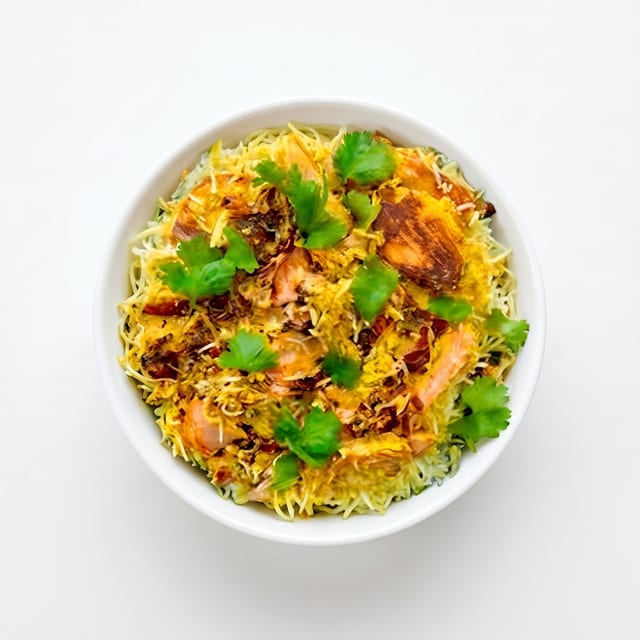 Salmon Biryani.