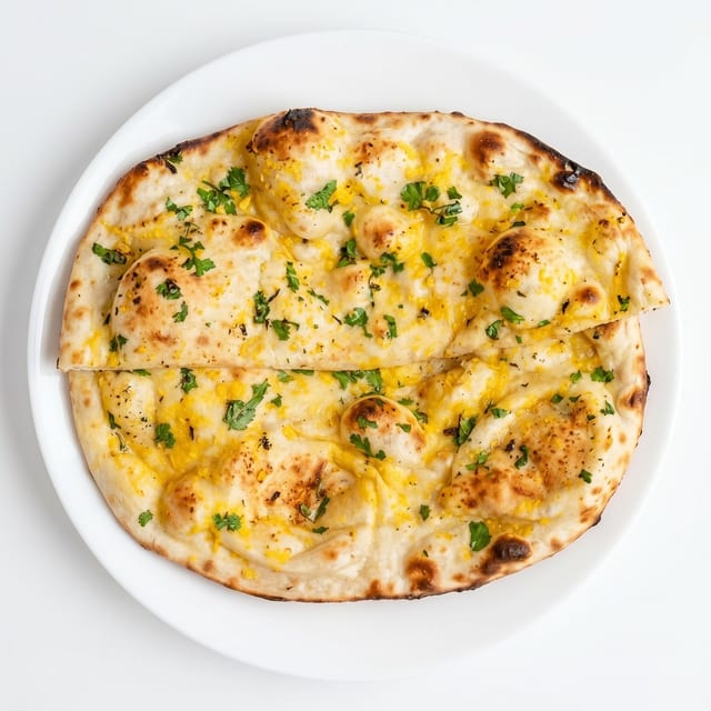 Gluten Free Garlic Naan.