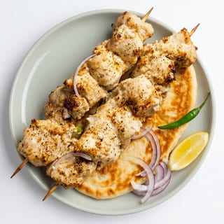 Chicken Malai Tikka Kebab