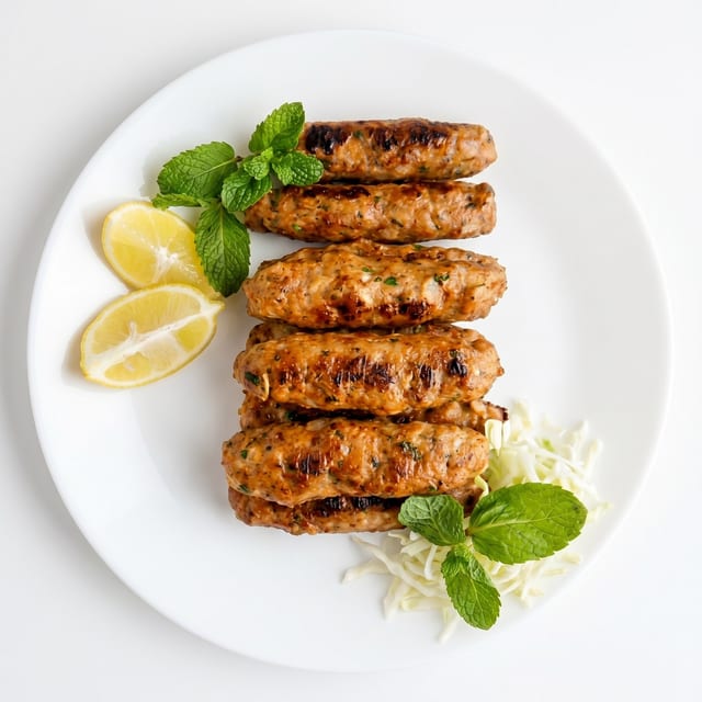 Chicken Seekh Kabab.