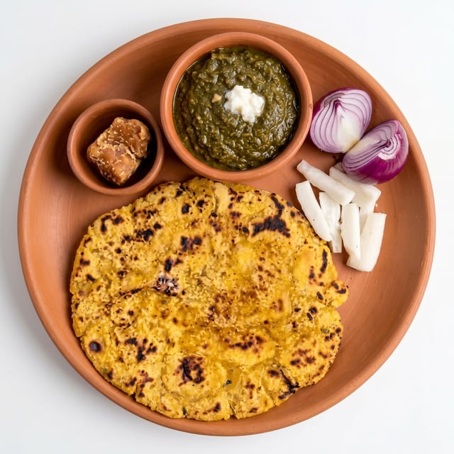 Sarson Ka Saag Aur Makki Roti.