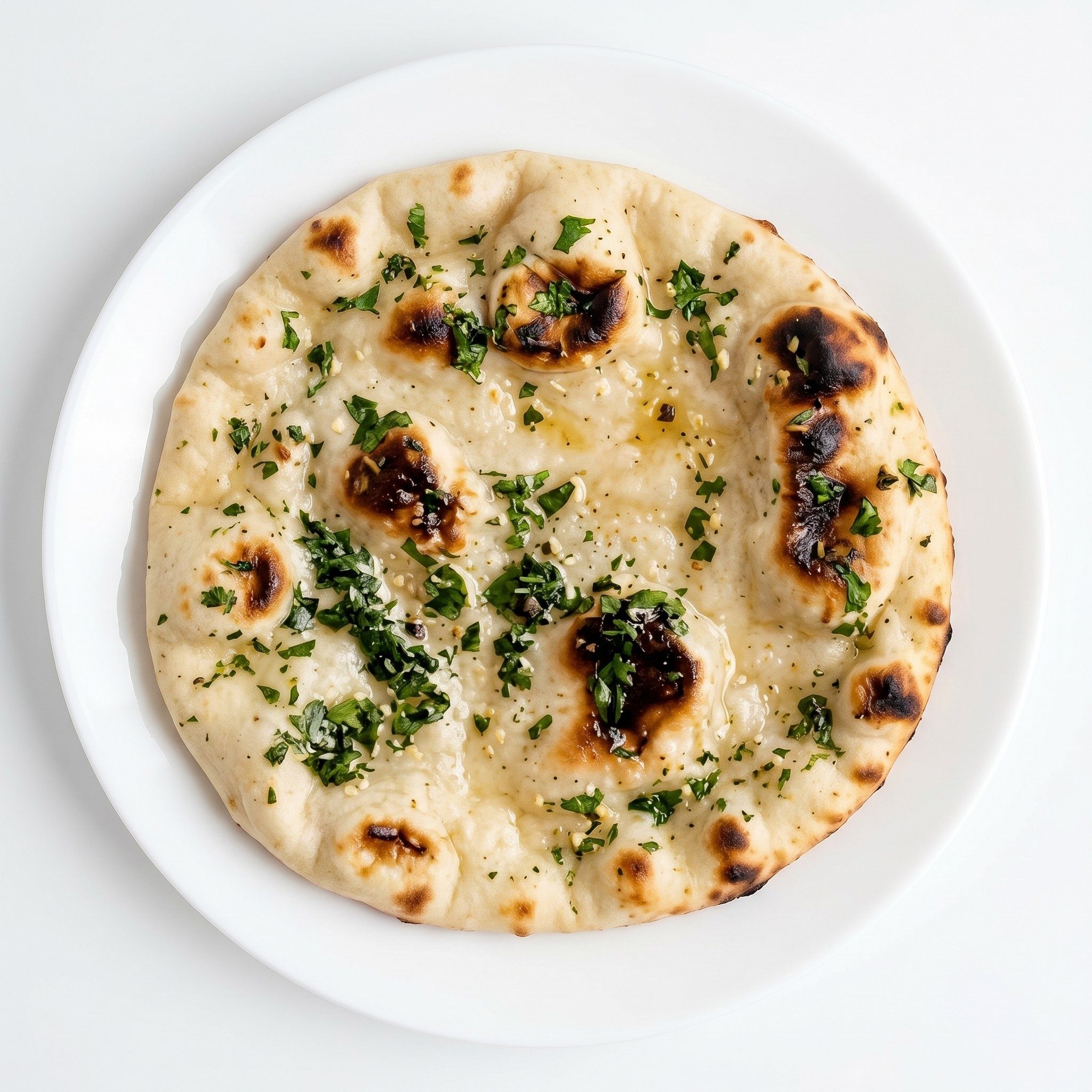 Gluten Free Pesto Naan.