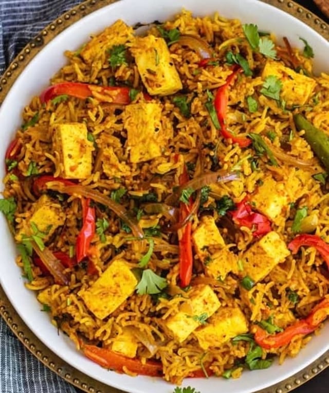 Paneer Biryani.
